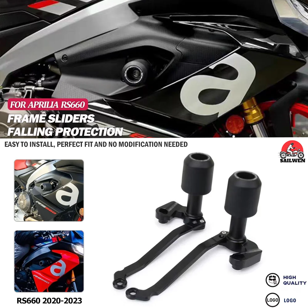 Motorcycle CNC Frame Sliders Protector Guard Fairing Crash Pad Falling Protection Frame Slider For APRILIA RS660 21-23
Motorcycle CNC Frame Sliders Protector Guard Fairing Crash Pad Falling Protection Frame Slider For APRILIA RS660 21-23