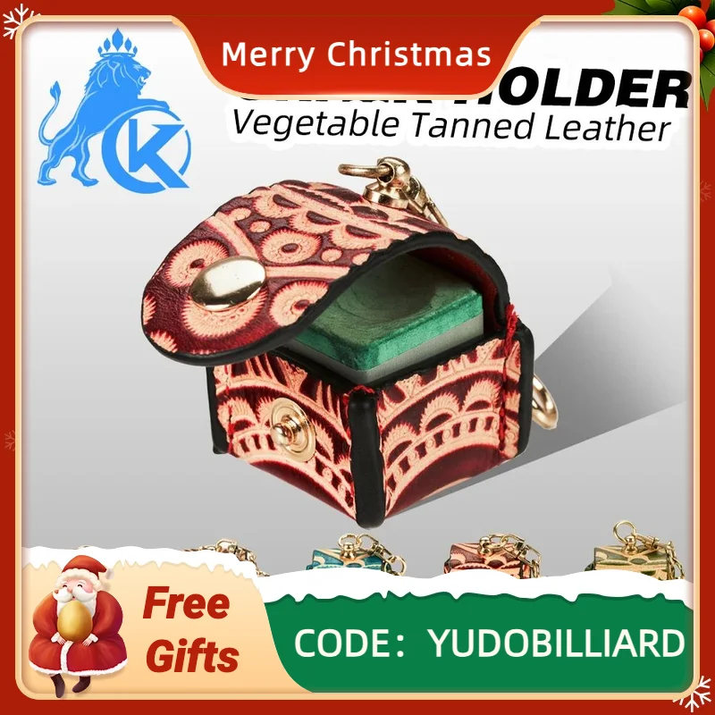 KONLLEN Cue Chalk Holder Vegetable Tanned Leather Pool Snooker Cue Chalk Bag Can be hung on the case Handmade non-magnetic Kit
KONLLEN Cue Chalk Holder Vegetable Tanned Leather Pool Snooker Cue Chalk Bag Can be hung on the case Handmade non-magnetic Kit
