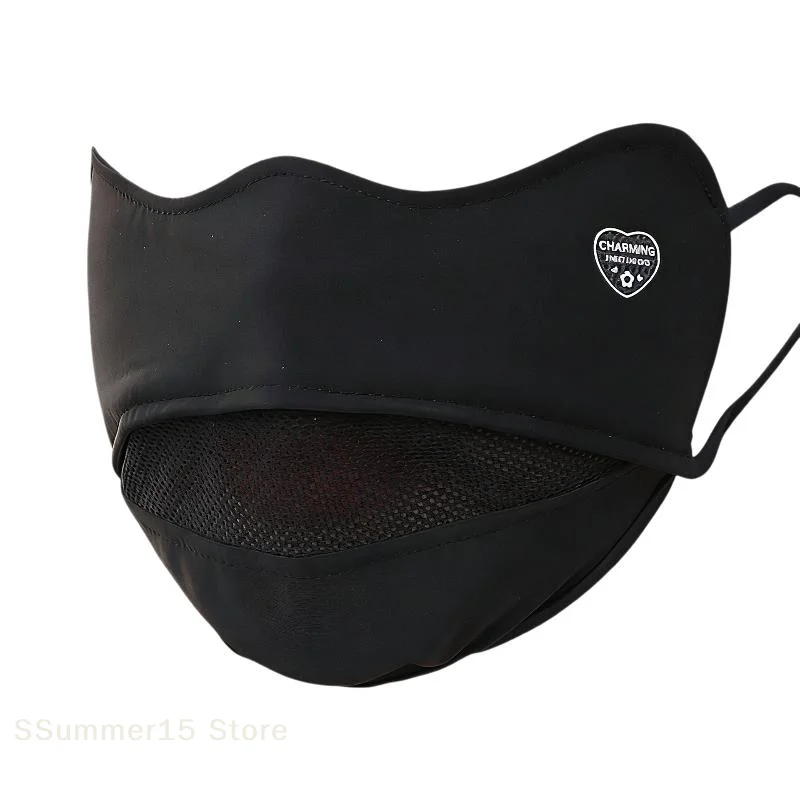 【R】Ice Silky Sunscreen Mask Breathable Face Mask Solid Color Sun Protection Facial Cover For Women Cycling Outdoor Sports Use
【R】Ice Silky Sunscreen Mask Breathable Face Mask Solid Color Sun Protection Facial Cover For Women Cycling Outdoor Sports Use