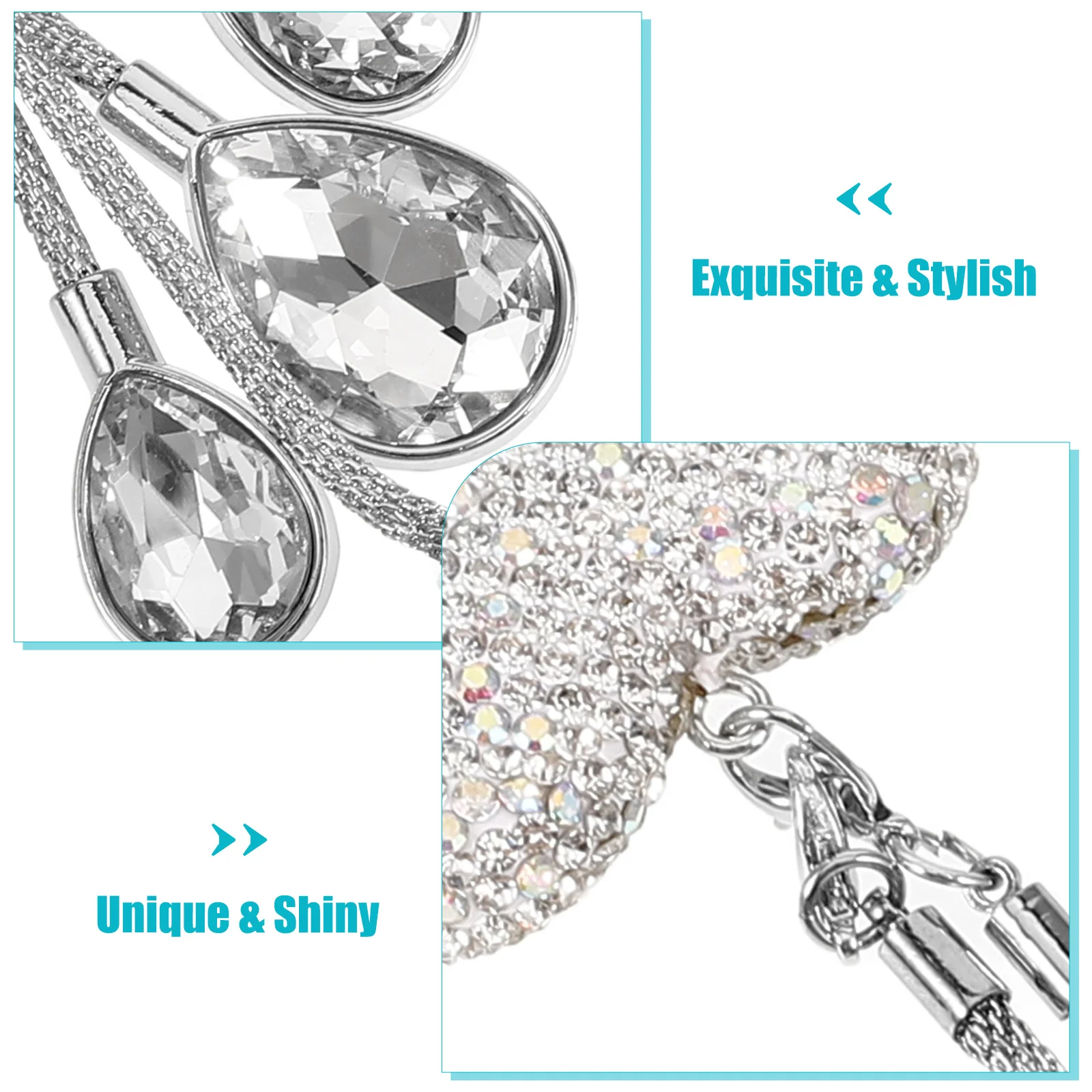 Elegant Heart Car Hanging Pendant Bling Decor Zinc Alloy Shiny Charm for Car Interior Rearview Mirror Accessories for Women
Elegant Heart Car Hanging Pendant Bling Decor Zinc Alloy Shiny Charm for Car Interior Rearview Mirror Accessories for Women