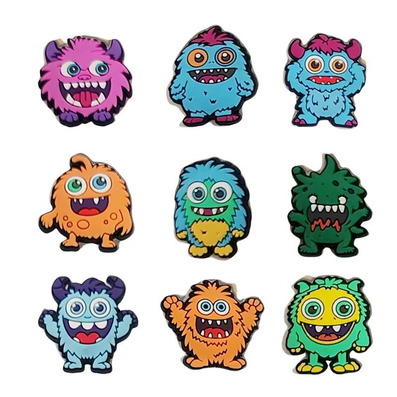 9PCS Funny big eyed monster Shoe Charm cartoon Adventure PVC Decorations high-quality Detachable Waterproof For Party Gifts
9PCS Funny big eyed monster Shoe Charm cartoon Adventure PVC Decorations high-quality Detachable Waterproof For Party Gifts