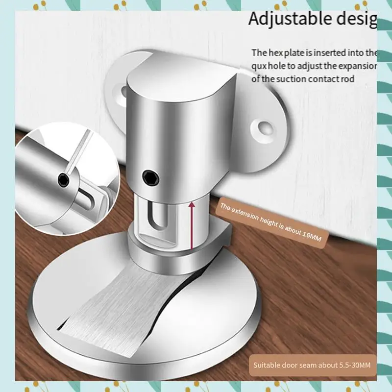 A71P 3PCS Adjustable Alloy Door Stop Anti-Collision Invisible Door Punch-Free Bathroom Floor Door Stop
A71P 3PCS Adjustable Alloy Door Stop Anti-Collision Invisible Door Punch-Free Bathroom Floor Door Stop