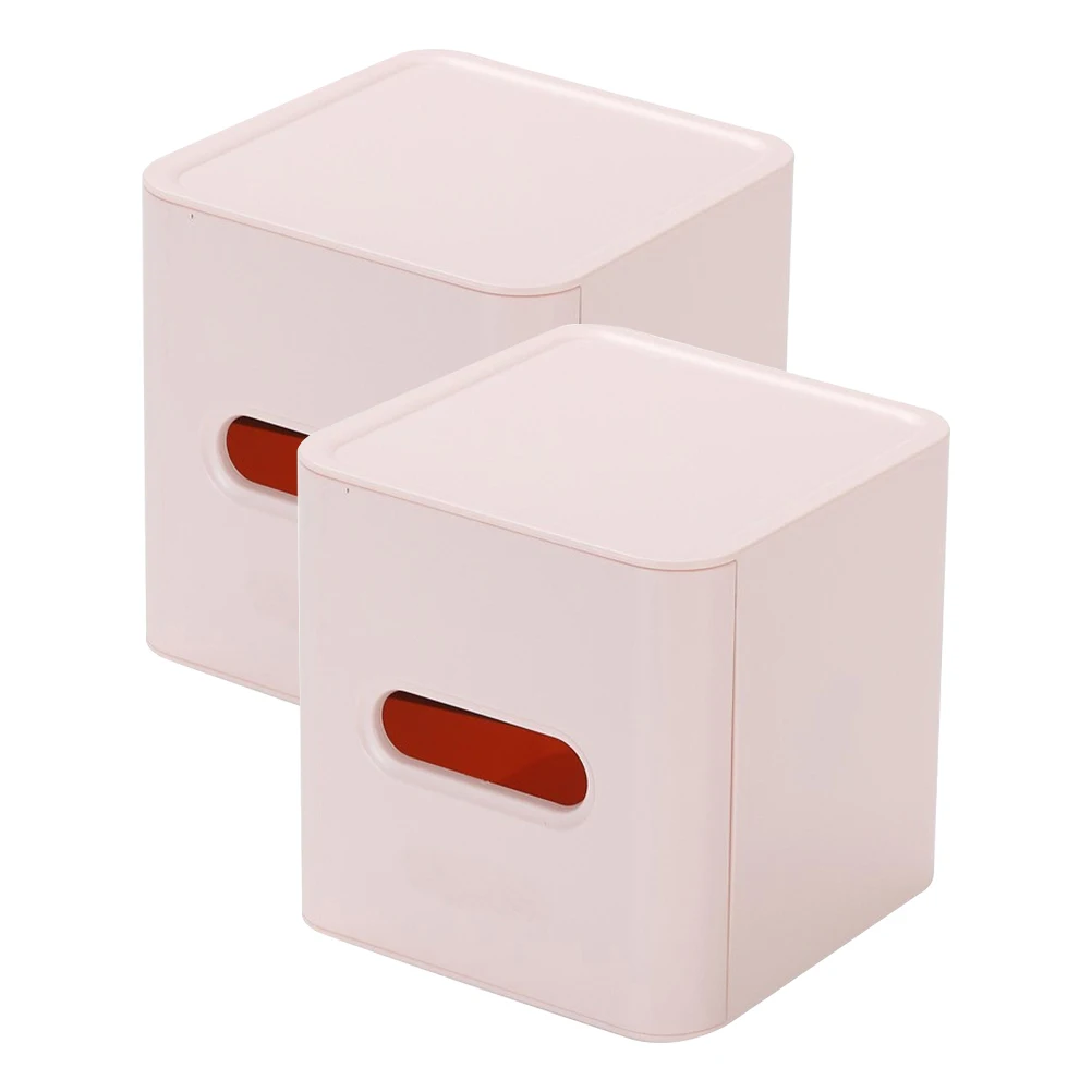 2pcs Roll Paper Box Simple Square Plastic Cube Holder Storage Case For Bathroom Dressing Table Reusable Smooth Surface
2pcs Roll Paper Box Simple Square Plastic Cube Holder Storage Case For Bathroom Dressing Table Reusable Smooth Surface