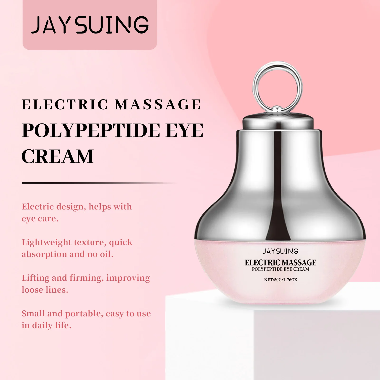 Electric Massage Eye Cream for Dark Circle Collagen Anti Puffiness Wrinkles Firming Tighten Hydrate Skin Renewing Under Eye Care
Electric Massage Eye Cream for Dark Circle Collagen Anti Puffiness Wrinkles Firming Tighten Hydrate Skin Renewing Under Eye Care