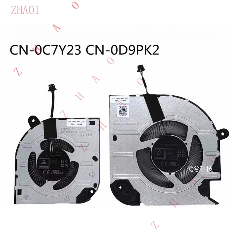 Z For DELL INSPIRON 16 PLUS 7620 RTX3060 Laptop CPU GPU Cooling Fan 0D9PK2 0C7Y23
Z For DELL INSPIRON 16 PLUS 7620 RTX3060 Laptop CPU GPU Cooling Fan 0D9PK2 0C7Y23