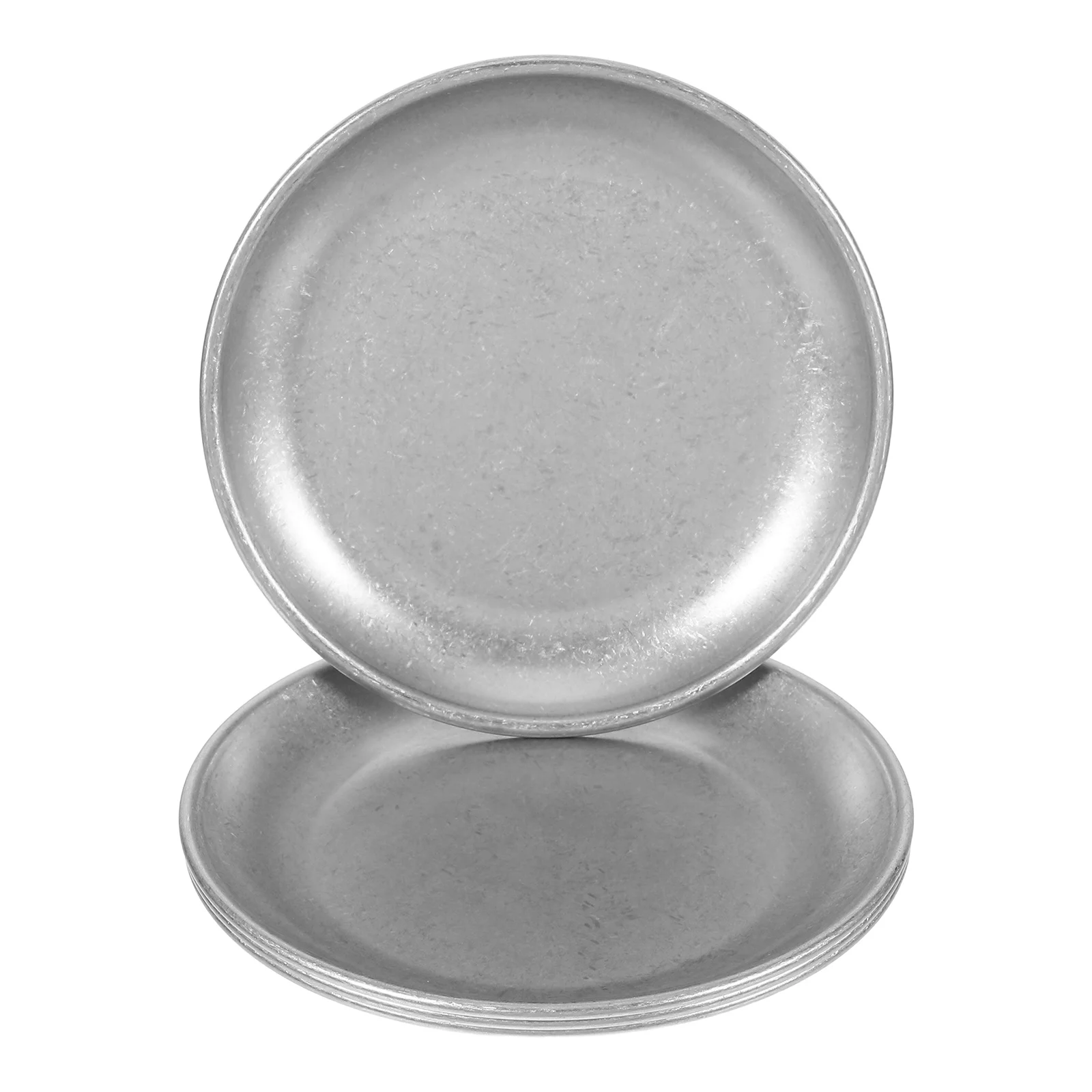 4 Pcs Stainless Steel Snack Tray Fried Chicken Plate Metal Candy Rectangular Tableware Round Serving Circle Silver Child
4 Pcs Stainless Steel Snack Tray Fried Chicken Plate Metal Candy Rectangular Tableware Round Serving Circle Silver Child