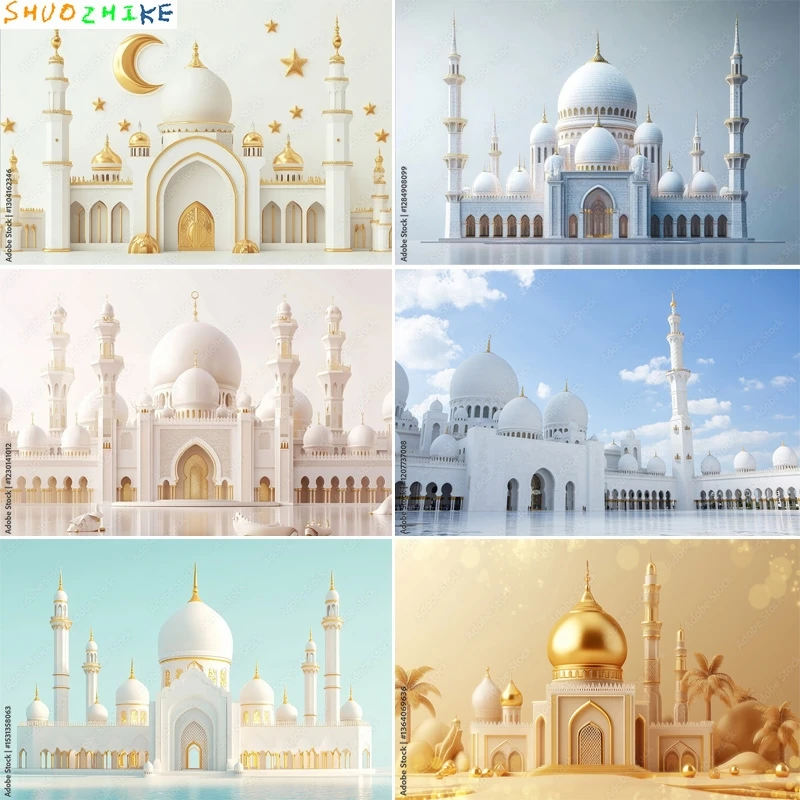 Ramadan Eid Kareem Mubarak Islamic New Year Moon Lanterns Background Arabic Palace Candles Mosque Photography Backdrops EI-02
Ramadan Eid Kareem Mubarak Islamic New Year Moon Lanterns Background Arabic Palace Candles Mosque Photography Backdrops EI-02