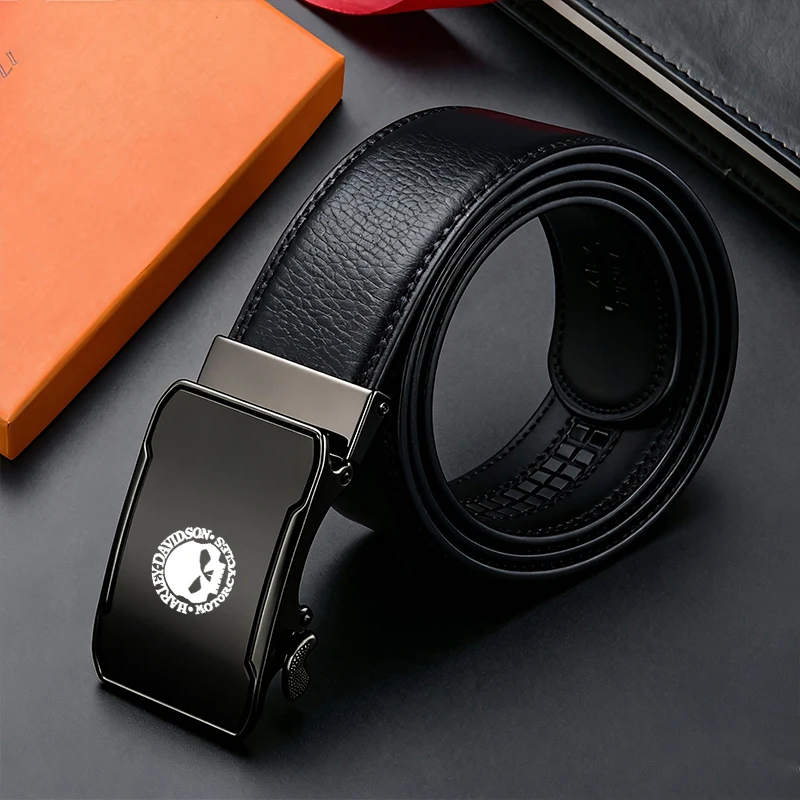 Automatic Buckle Belt Men's Business Belt PU Leather Waist Straps Black Male Jeans Belt For Harley Davidson Glide Ultra Classic
Automatic Buckle Belt Men's Business Belt PU Leather Waist Straps Black Male Jeans Belt For Harley Davidson Glide Ultra Classic