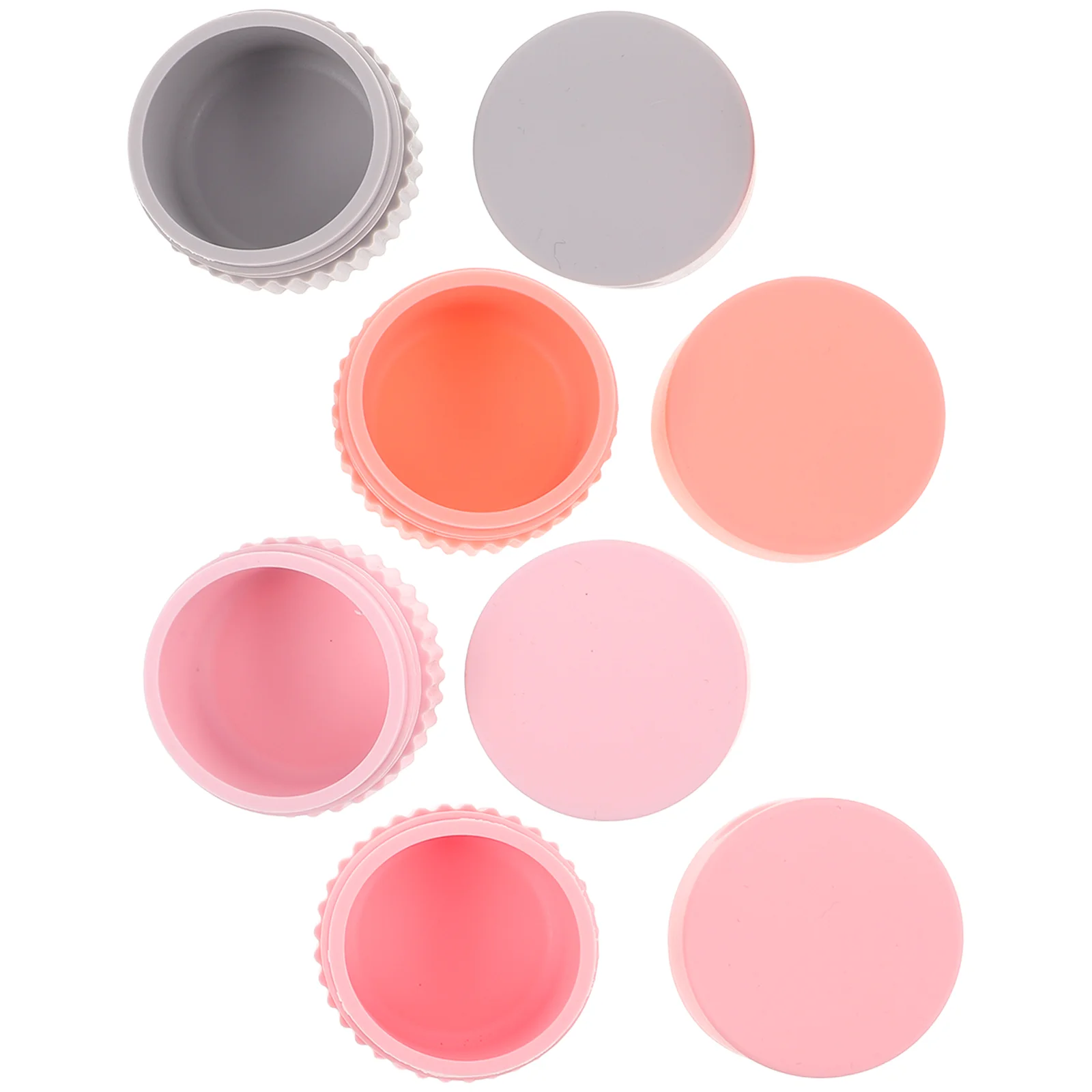 4 Pcs Silicone Packaging Box Travel Jars Cream Cute Small Pill Case Silica Gel Pocket Container
4 Pcs Silicone Packaging Box Travel Jars Cream Cute Small Pill Case Silica Gel Pocket Container