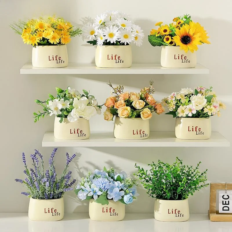 Artificial Suower Bouquet Home Decor Living Room Table Decoration Plastic Flower Arrangement Silk Flower Pot Pltion
Artificial Suower Bouquet Home Decor Living Room Table Decoration Plastic Flower Arrangement Silk Flower Pot Pltion