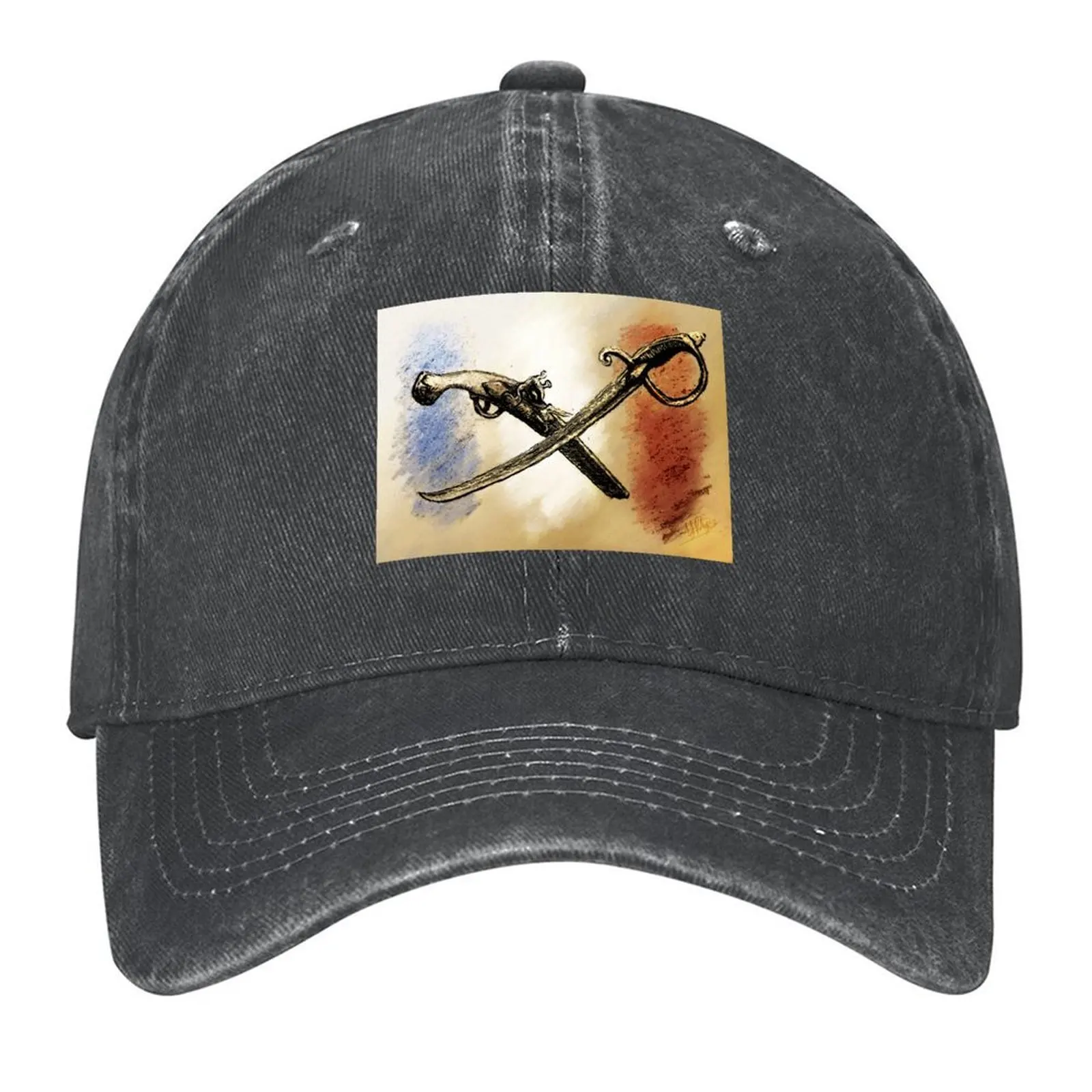 France Trip 2023 Print of French Calvary Flintlock and Saber Historically Accurate Weaponry Baseball Cap Streetwear Male Women's
France Trip 2023 Print of French Calvary Flintlock and Saber Historically Accurate Weaponry Baseball Cap Streetwear Male Women's