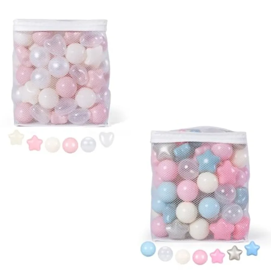Star Balls for Ball Pits 300 Count Plastic Balls for Baby Ball Pit for Boys Girls Toddlers Play Tent
Star Balls for Ball Pits 300 Count Plastic Balls for Baby Ball Pit for Boys Girls Toddlers Play Tent