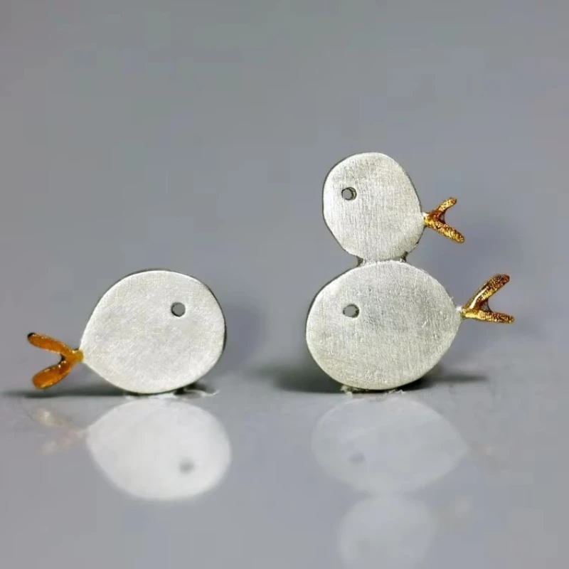 925 Sterling Silver Cute Fish Family Stud Earrings For Women Gift Hypoallergenic Sterling-silver-jewelry
925 Sterling Silver Cute Fish Family Stud Earrings For Women Gift Hypoallergenic Sterling-silver-jewelry