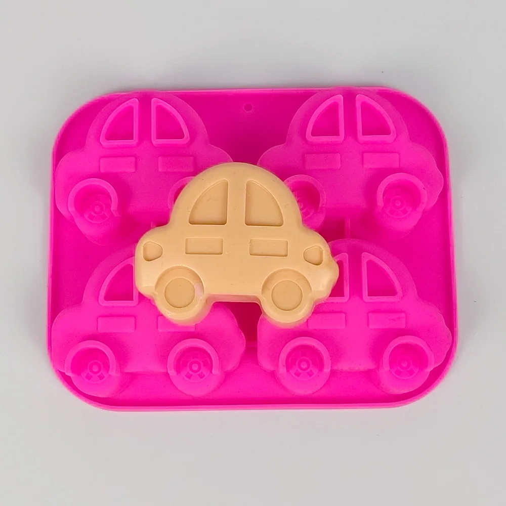 4 Holes Cute Car Mochi Toy Molds Soap Fondant Cake Mould Candle Silicone Mold Mochi Toy DIY Aroma House Decoration Craft Tools
4 Holes Cute Car Mochi Toy Molds Soap Fondant Cake Mould Candle Silicone Mold Mochi Toy DIY Aroma House Decoration Craft Tools
