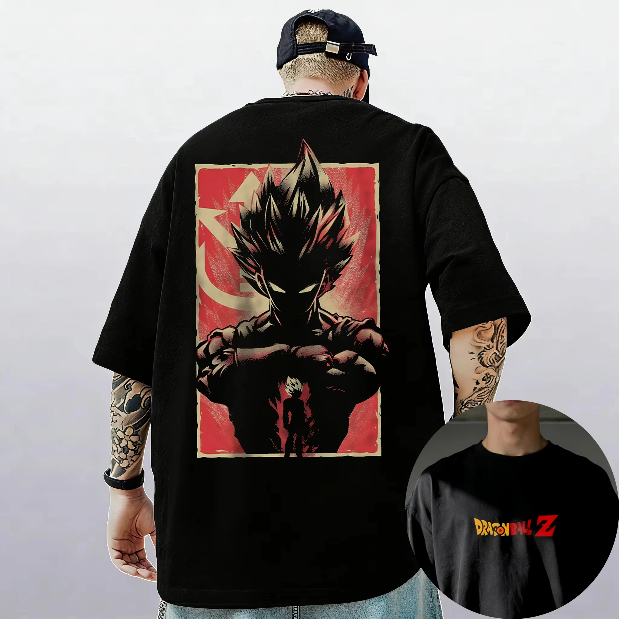 Dragon Ball Z Men Women Son Goku Vegeta Print T-shirt Cotton Clothes Funny Short Sleeve Harajuku Tee Shirt New Arrival T-Shirts
Dragon Ball Z Men Women Son Goku Vegeta Print T-shirt Cotton Clothes Funny Short Sleeve Harajuku Tee Shirt New Arrival T-Shirts