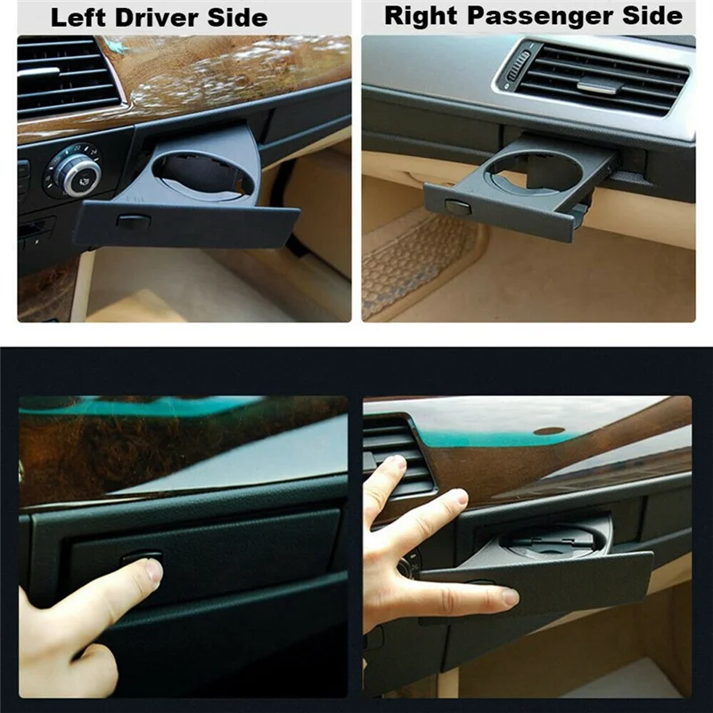 51459125622 51459125626 Water Cup Holder Side Cup Holder Driver Passenger Car For BMW 5 Series E60 E61 M5 530I 2004-2010 Parts
51459125622 51459125626 Water Cup Holder Side Cup Holder Driver Passenger Car For BMW 5 Series E60 E61 M5 530I 2004-2010 Parts