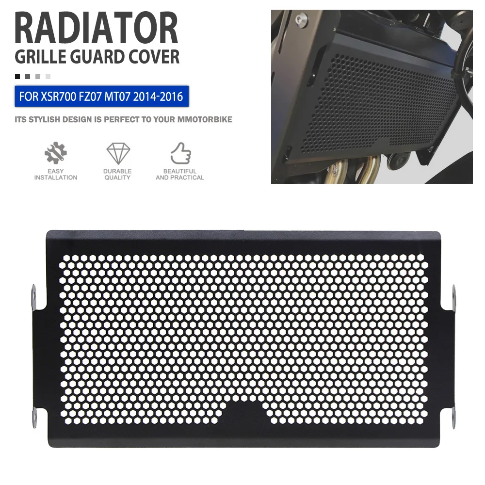 Radiator Guard FOR FZ-07 mt-07 fz-07 xsr700 FZ07 MT07 2014 2015 2016 Motorcycle Radiator Grille Cover Protector Accessories
Radiator Guard FOR FZ-07 mt-07 fz-07 xsr700 FZ07 MT07 2014 2015 2016 Motorcycle Radiator Grille Cover Protector Accessories