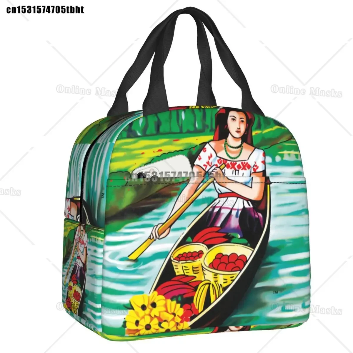 La Chalupa Boat Loteria Card Мексиканский Бинго Лотерея Изолированная Сумка Для Обеда Пикник Многоразовый Термальный Холодильник Bento Box Женский
La Chalupa Boat Loteria Card Мексиканский Бинго Лотерея Изолированная Сумка Для Обеда Пикник Многоразовый Термальный Холодильник Bento Box Женский