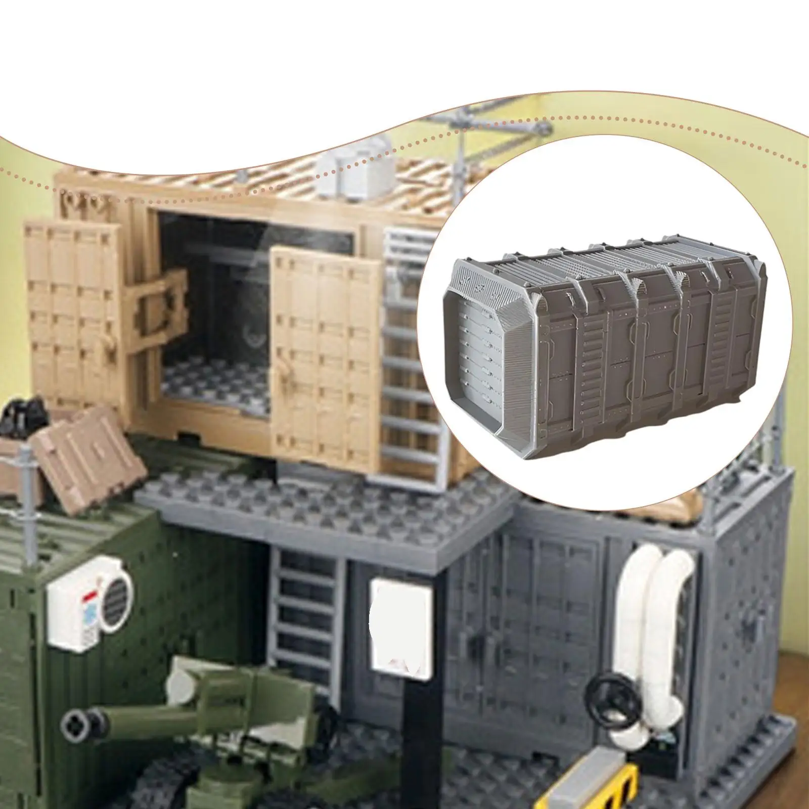 Cargos Container Scenery Gifts Realistic Wargame Decorative Terrain DIY Tabletop Ornament Miniature Battlefield Model Accessory
Cargos Container Scenery Gifts Realistic Wargame Decorative Terrain DIY Tabletop Ornament Miniature Battlefield Model Accessory