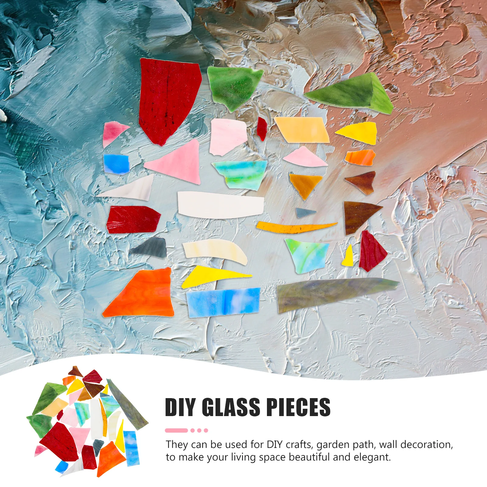 1Set Mosaic Decoration Colorful Glass Pieces Durable DIY Craft Tiles Creative Home Garden Tiles Glass Pieces DIY Materials 
1Set Mosaic Decoration Colorful Glass Pieces Durable DIY Craft Tiles Creative Home Garden Tiles Glass Pieces DIY Materials