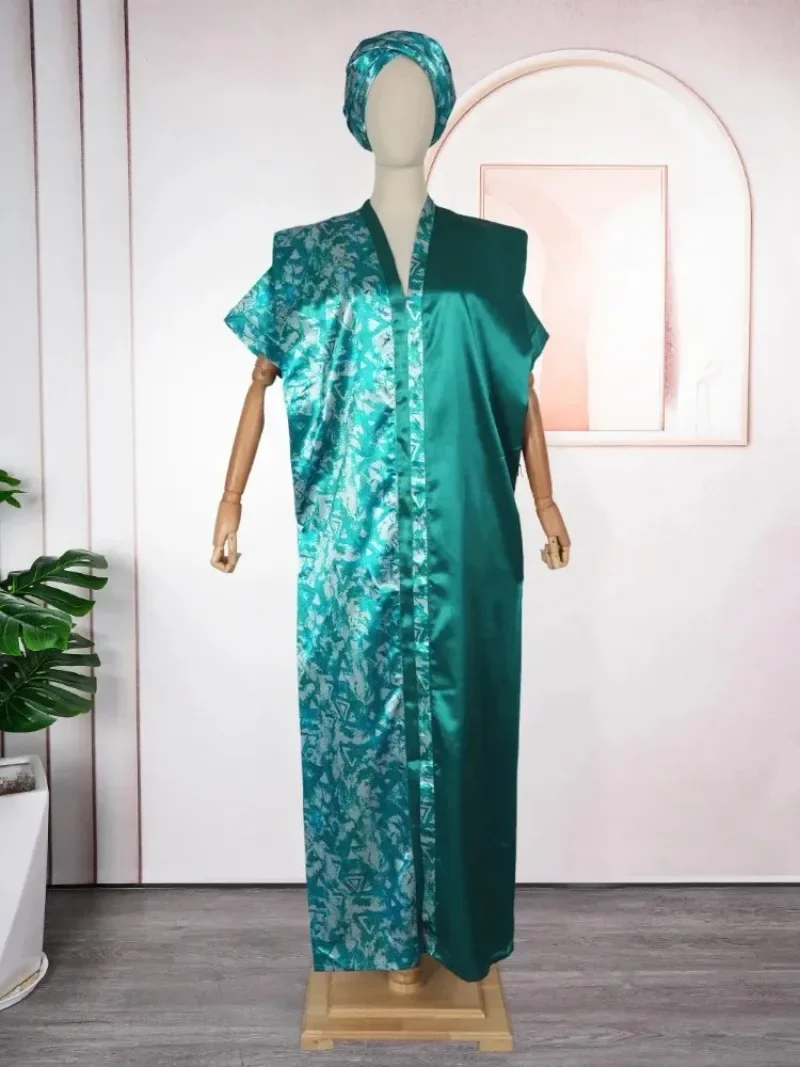 Summer African Printed Maxi Dress Women Causal V Neck Short Sleeve Loose Fit Ruched Front Slit Party Club Long Dress Gown
Summer African Printed Maxi Dress Women Causal V Neck Short Sleeve Loose Fit Ruched Front Slit Party Club Long Dress Gown