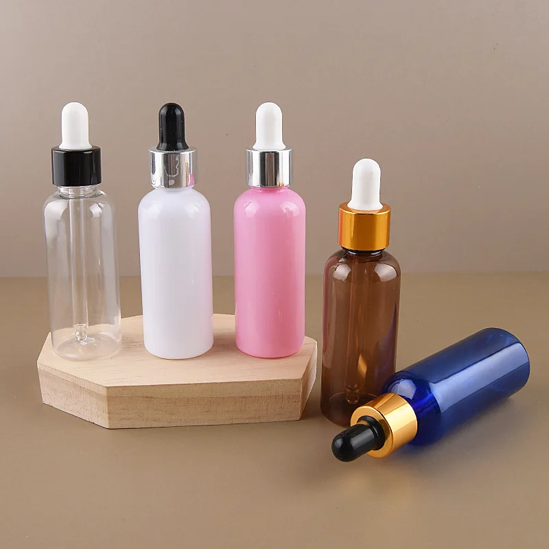 200pcs High Quality Refillable Plastic PET Dropper Bottle For Essential Oil 50ML Gold/Silver Rubber Dropper Bottles Container
200pcs High Quality Refillable Plastic PET Dropper Bottle For Essential Oil 50ML Gold/Silver Rubber Dropper Bottles Container