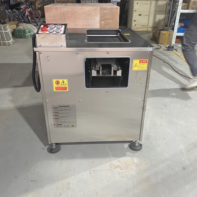 304 Stainless Steel Fish Cutting Machine Oblique Cutting Fully Automatic Meat Slicing Machine
304 Stainless Steel Fish Cutting Machine Oblique Cutting Fully Automatic Meat Slicing Machine