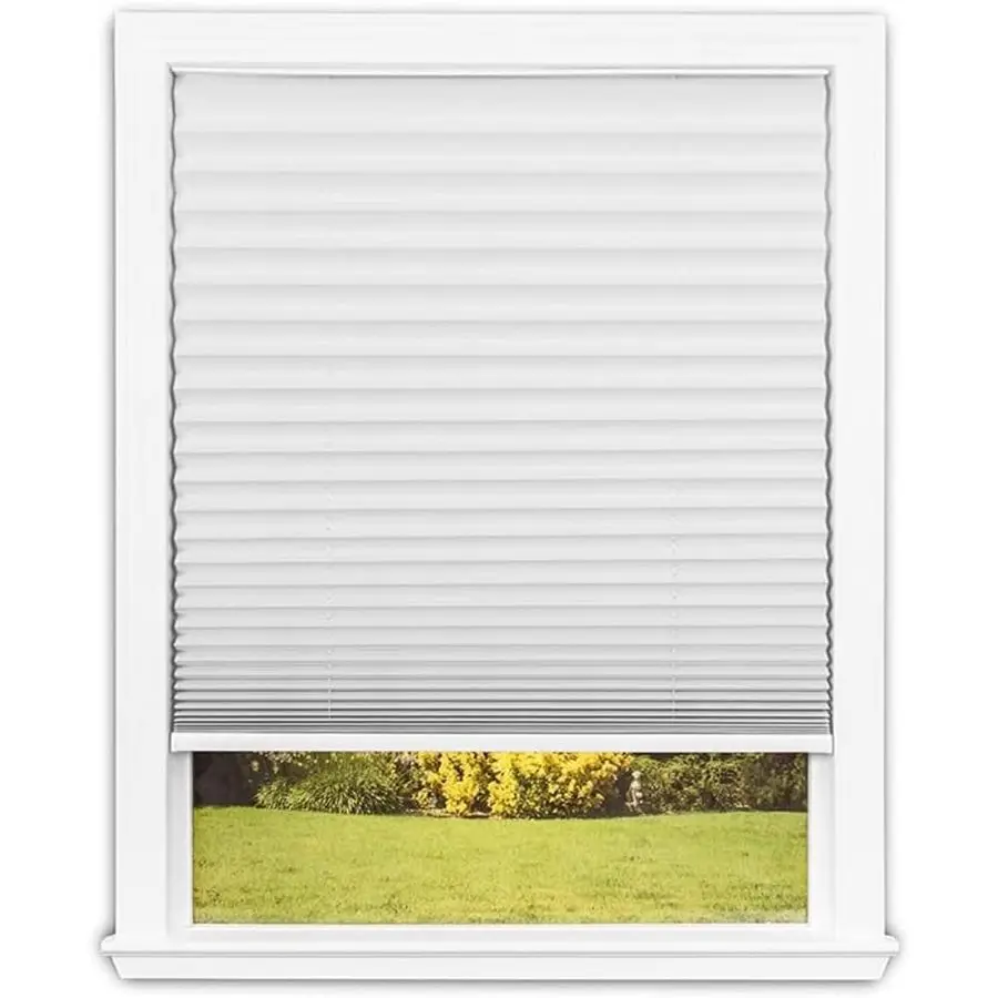 Беспроводной плиссированный светофильтрующий тканевый жалюзи TrimatHome, белый, 30 дюймов (ширина) x 64 дюйма (длина), подходит для окон 19-30 дюймов, без использования инструментов.
Беспроводной плиссированный светофильтрующий тканевый жалюзи TrimatHome, белый, 30 дюймов (ширина) x 64 дюйма (длина), подходит для окон 19-30 дюймов, без использования инструментов.