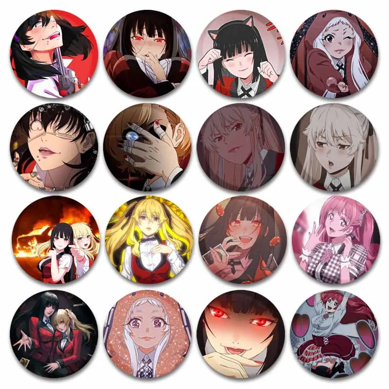 Funny Icons Anime Kakegurui Cartoon Button Pin Yumeko Jabami Mary Saotome Ryota Suzui Badge DIY Backpack Clothes Brooches Gifts
Funny Icons Anime Kakegurui Cartoon Button Pin Yumeko Jabami Mary Saotome Ryota Suzui Badge DIY Backpack Clothes Brooches Gifts