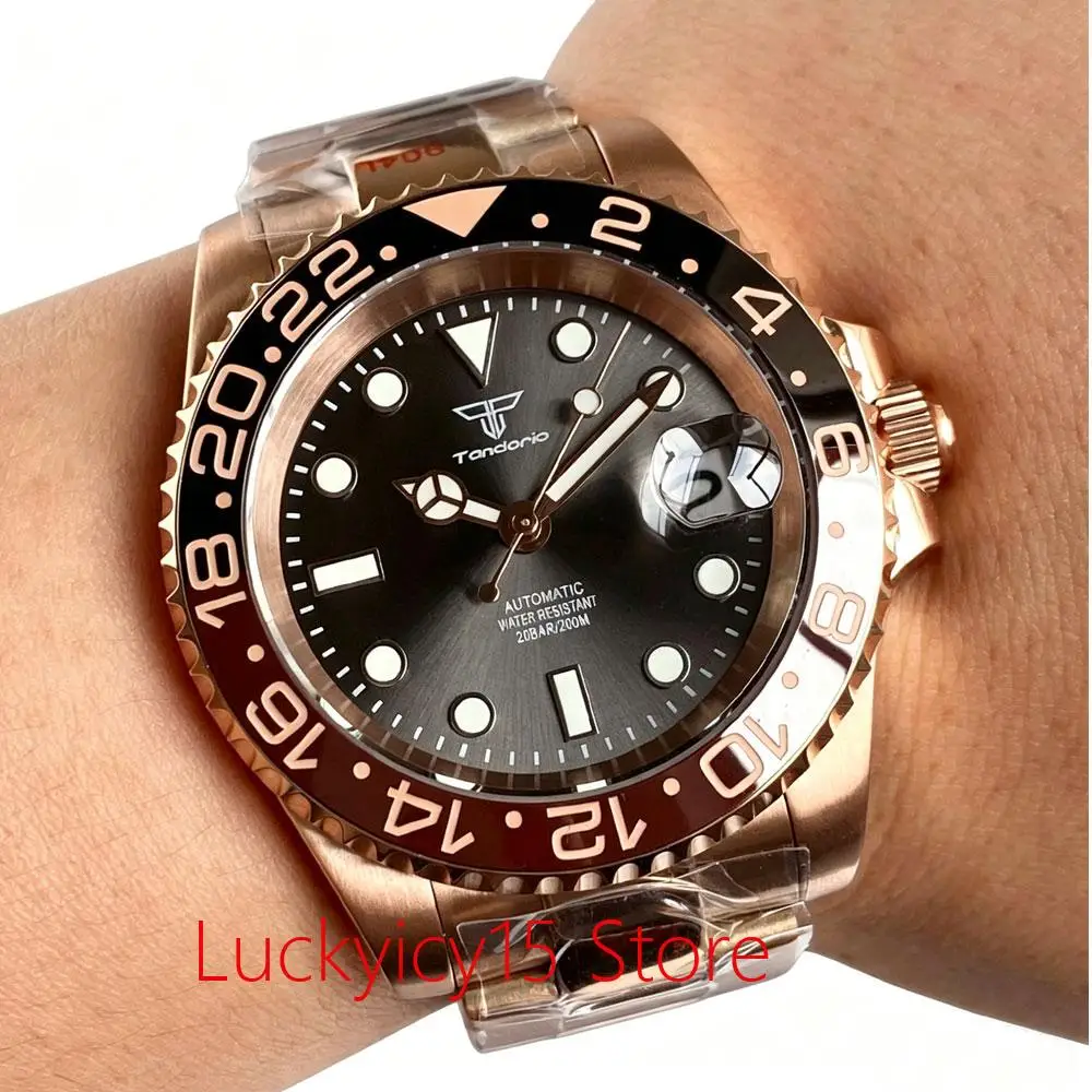 40mm Rose Gold Automatic Watch Men's Wristwatch Miyota 8215/Asia 2824 20ATM Luminous Dial Mechanical Wristwatches for Men
40mm Rose Gold Automatic Watch Men's Wristwatch Miyota 8215/Asia 2824 20ATM Luminous Dial Mechanical Wristwatches for Men