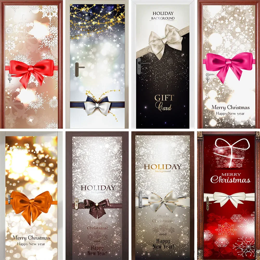 Christmas Bow Door Stickers Holiday Party Home Bedroom Decor Wallpaper Decal Detachable Waterproof Self Adhesive Poster Mural
Christmas Bow Door Stickers Holiday Party Home Bedroom Decor Wallpaper Decal Detachable Waterproof Self Adhesive Poster Mural