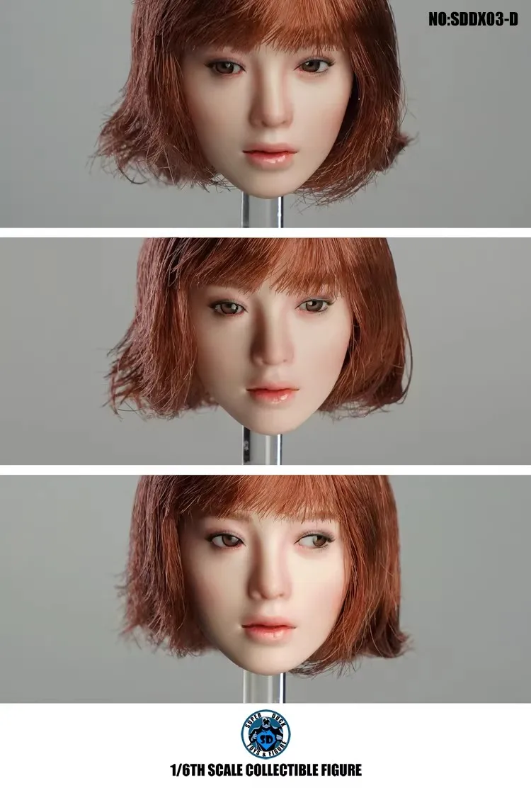 SUPER DUCK SDDX03 1/6 Female Soldier Movable Eye Head Carving Model Toy High Quality Fit 12'' Action Figure Body In Stock
SUPER DUCK SDDX03 1/6 Female Soldier Movable Eye Head Carving Model Toy High Quality Fit 12'' Action Figure Body In Stock