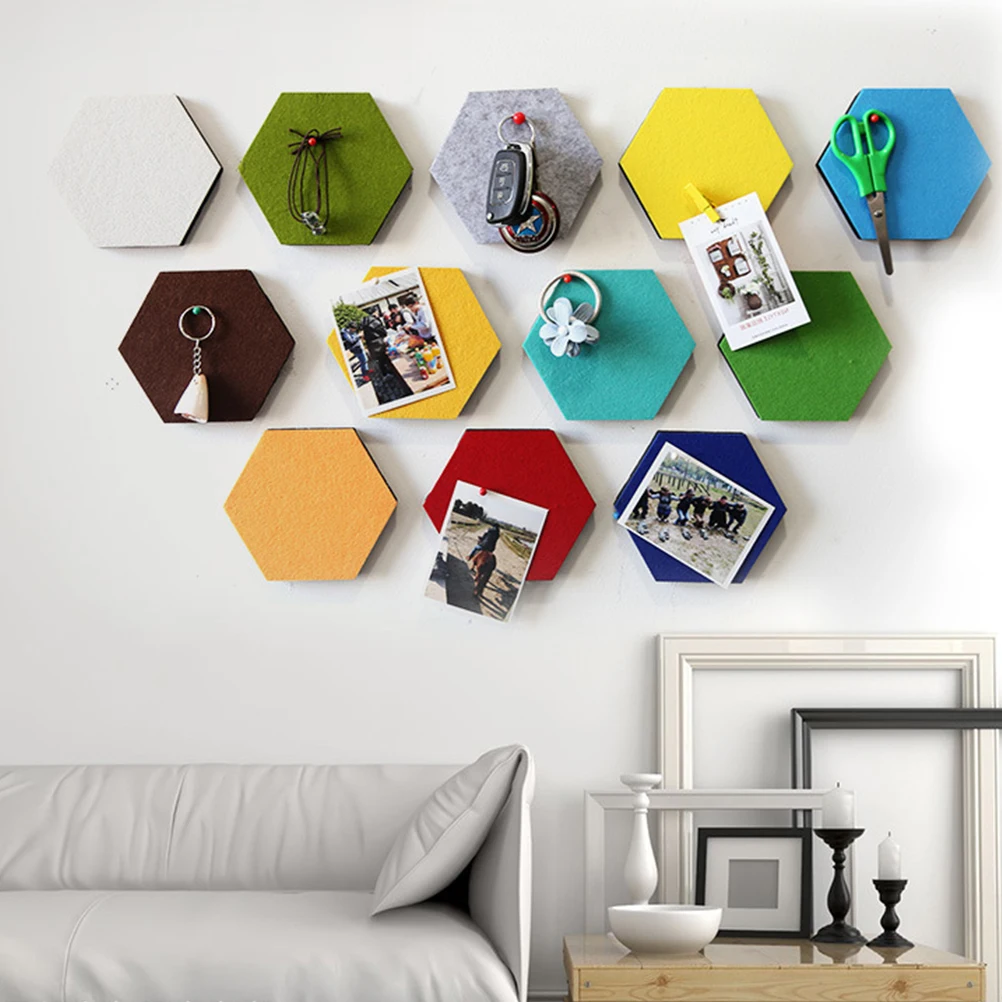 10pcs Felt Board Cork Photo Wall Background Panel Wall Felt Colorful Hexagon Shape for Home Wall Decor
10pcs Felt Board Cork Photo Wall Background Panel Wall Felt Colorful Hexagon Shape for Home Wall Decor