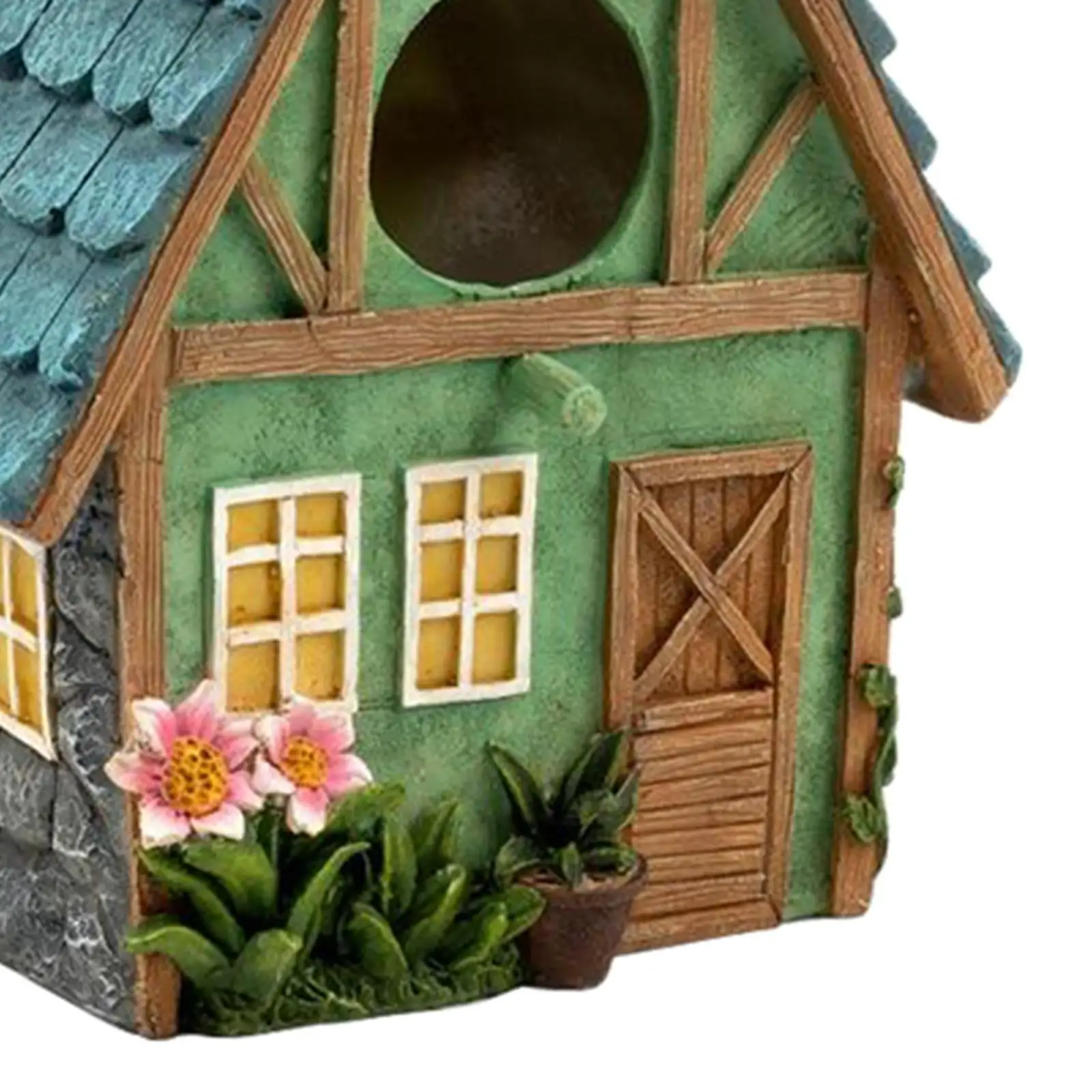 Farmhouse Style Resin Bird House Hanging Garden Decor Large Nesting Box Feeder Kit for Backyard Birds
Farmhouse Style Resin Bird House Hanging Garden Decor Large Nesting Box Feeder Kit for Backyard Birds