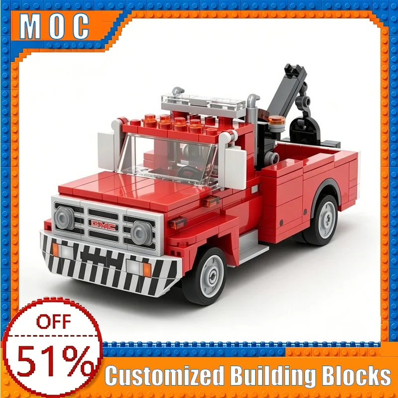 346 PCS C-Series Medium Duty Wrecker 'Hold-Up' Speed Champions MOC Model Building Blocks Assembly Toy Creative Collection Gifts
346 PCS C-Series Medium Duty Wrecker 'Hold-Up' Speed Champions MOC Model Building Blocks Assembly Toy Creative Collection Gifts