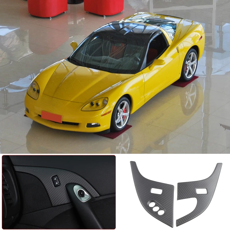 For 2005-2013 Corvette C6 child lock panel matte real carbon fiber 2-piece set
For 2005-2013 Corvette C6 child lock panel matte real carbon fiber 2-piece set