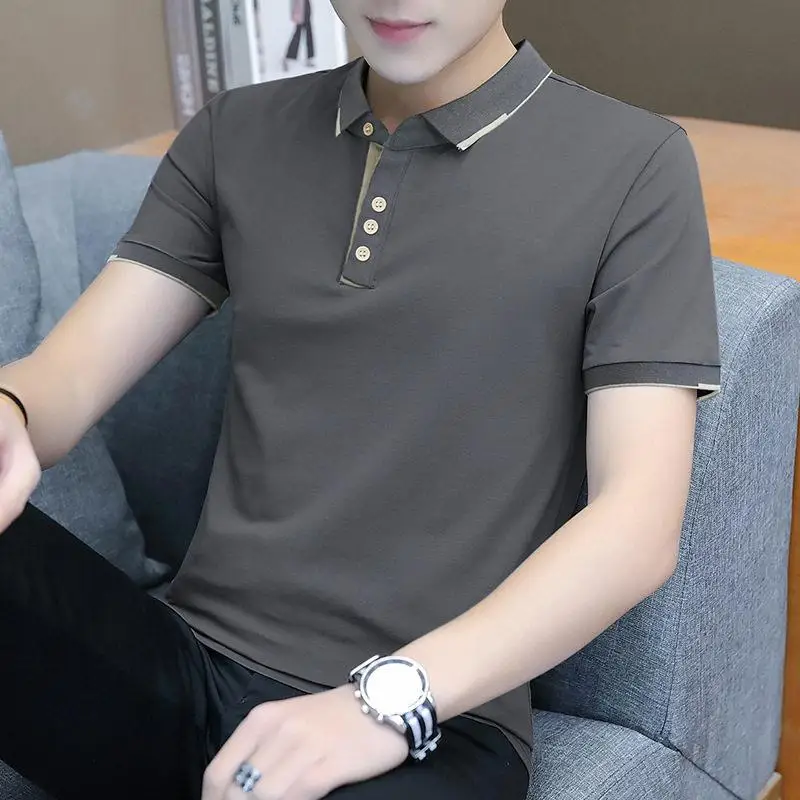 Summer New Style Shirt Short Sleeve Turn-down Collar Slim Fit Fashionable Half Sleeve Top Korean Version Handsome Body S...
Summer New Style Shirt Short Sleeve Turn-down Collar Slim Fit Fashionable Half Sleeve Top Korean Version Handsome Body S...