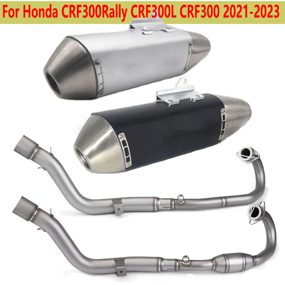 Slip-on Motorcycle Full Systems Exhaust Muffler Header Pipe Exhaust For Honda CRF300Rally CRF300L CRF300 2021 2022 2023
Slip-on Motorcycle Full Systems Exhaust Muffler Header Pipe Exhaust For Honda CRF300Rally CRF300L CRF300 2021 2022 2023