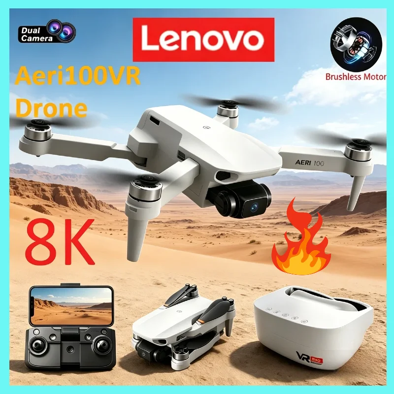 Lenovo Aeri100VR 8K HD Camera Drone Remote Control Helicopter with Screen RC Quadcopter Toy Gift for Kids
Lenovo Aeri100VR 8K HD Camera Drone Remote Control Helicopter with Screen RC Quadcopter Toy Gift for Kids