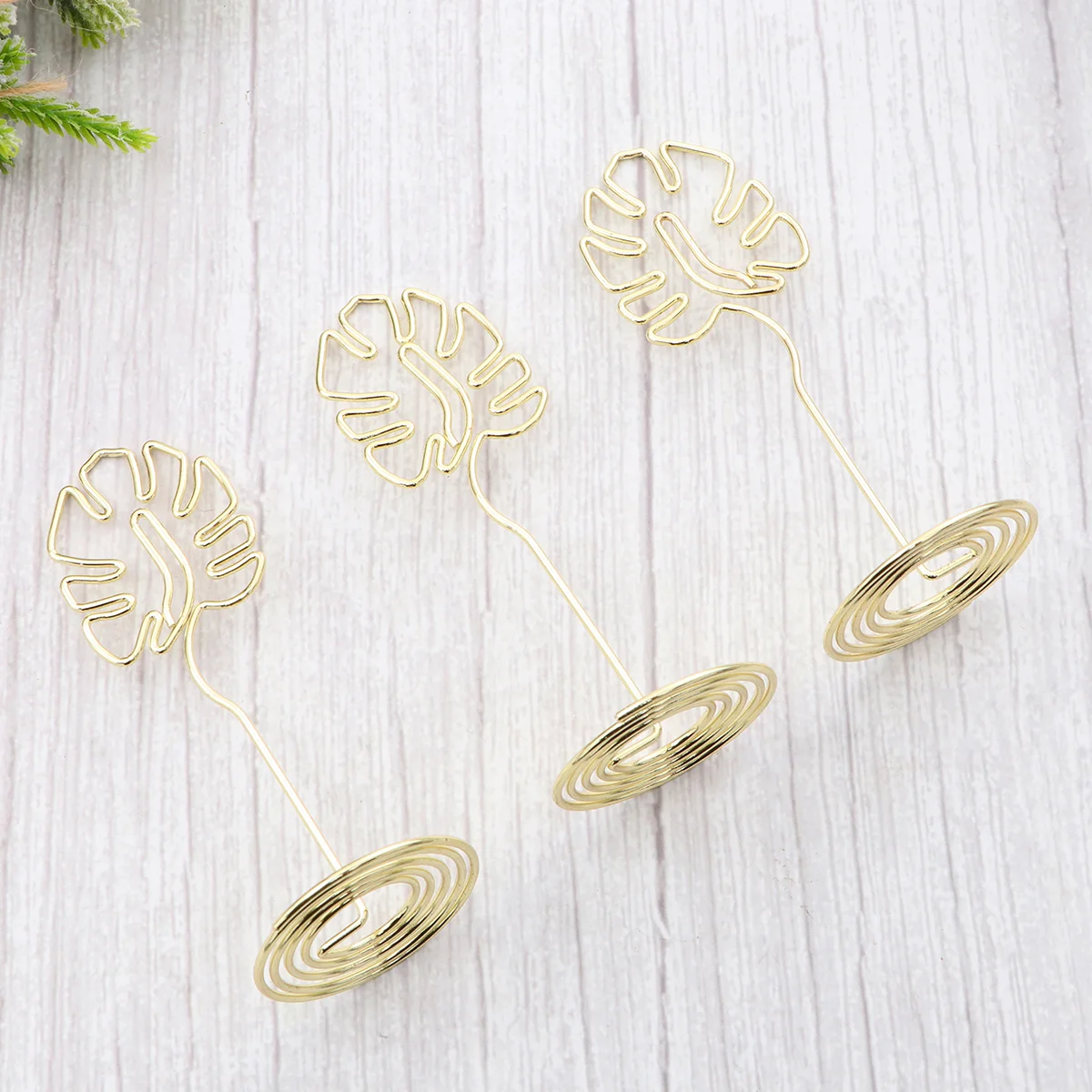 3 Pcs Metal Banquet Business Card Holder Cute Place Holders Memo Clip Stand Wedding Supplies
3 Pcs Metal Banquet Business Card Holder Cute Place Holders Memo Clip Stand Wedding Supplies