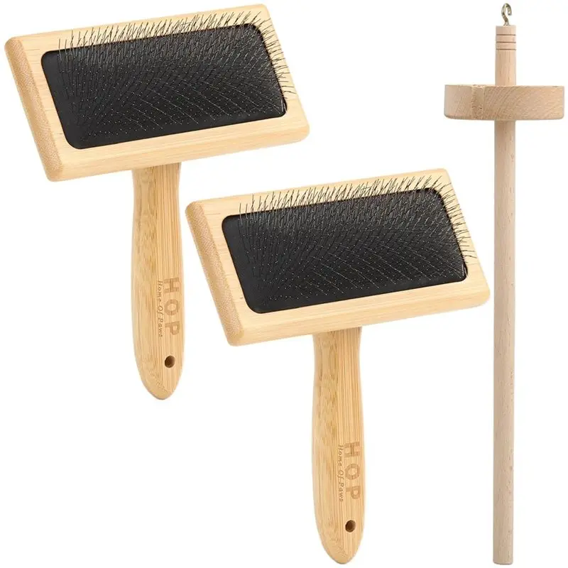 A24F-3 Pieces Of Wool Carding Drop Spindle Set, Drop Spindle Maple Top Full Rotation Smooth Surface, Suitable For Craft Felt
A24F-3 Pieces Of Wool Carding Drop Spindle Set, Drop Spindle Maple Top Full Rotation Smooth Surface, Suitable For Craft Felt