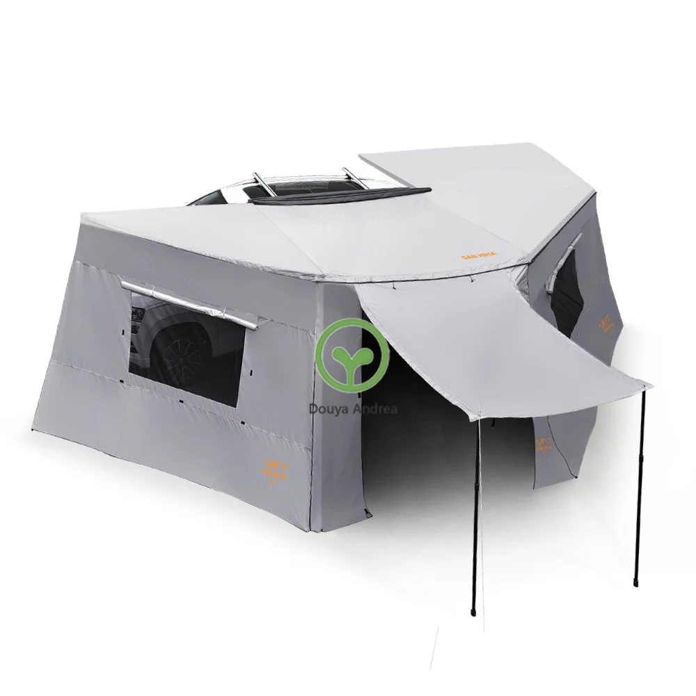SAN HIMA Outdoor Camping Car Side 4WD 4x4 Awning Tent Free-standing 270 Degree Awning Tent with Side Wall
SAN HIMA Outdoor Camping Car Side 4WD 4x4 Awning Tent Free-standing 270 Degree Awning Tent with Side Wall