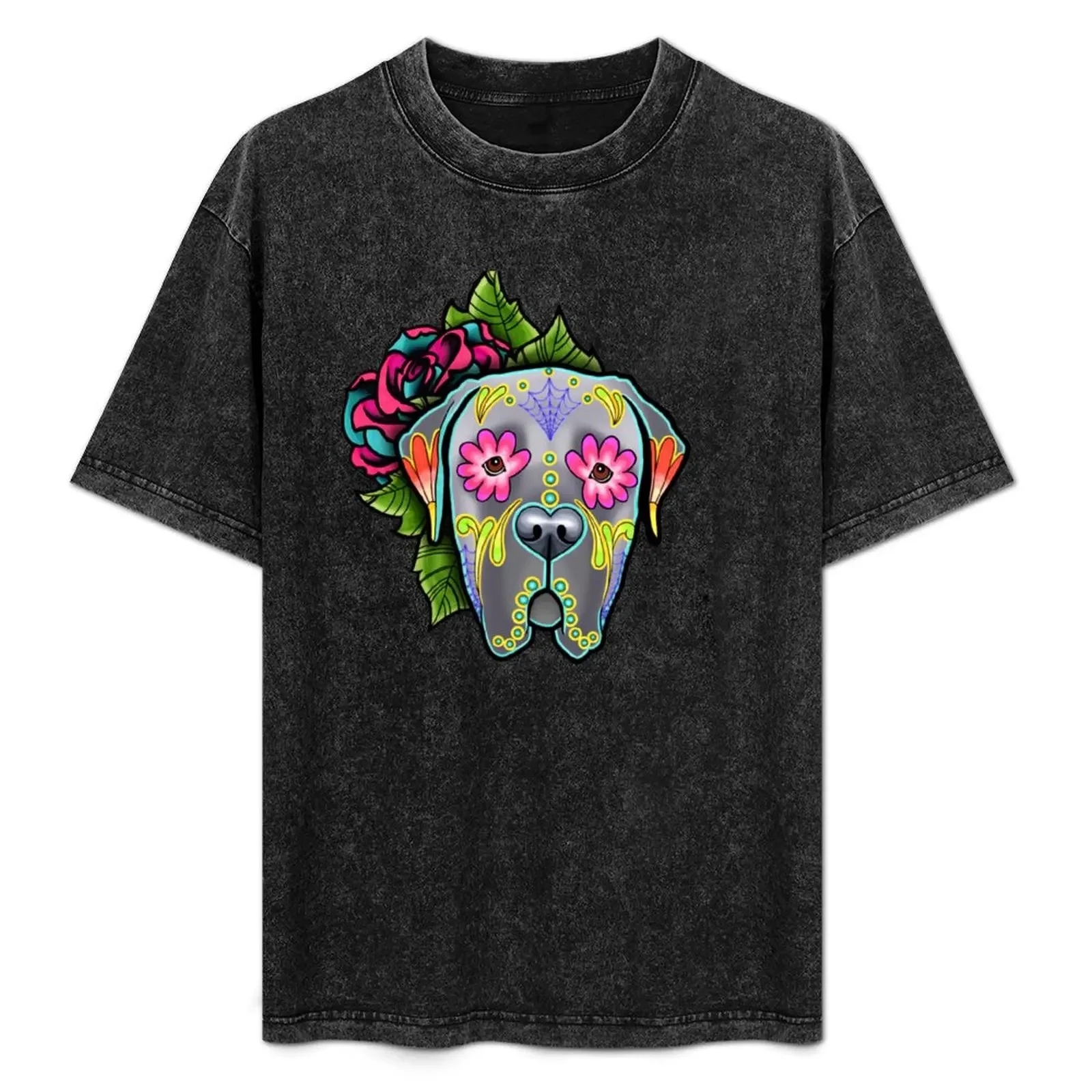 Mastiff in Grey - Day of the Dead Sugar Skull Dog T-Shirt Comfortable Basic Crew Neck Tee
Mastiff in Grey - Day of the Dead Sugar Skull Dog T-Shirt Comfortable Basic Crew Neck Tee