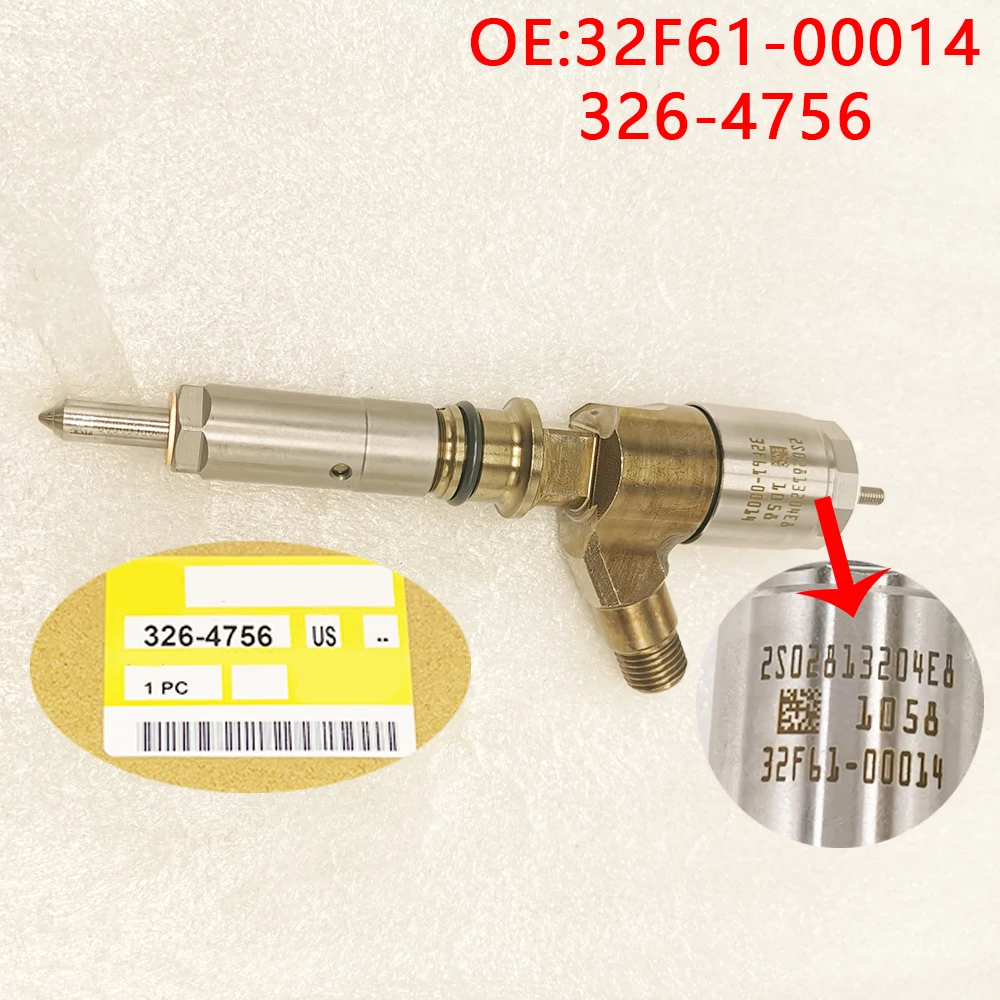 For 326-4756 E312D/E315D Excavator Fuel Injectors C4.2 Diesel Engine Injection Valves
For 326-4756 E312D/E315D Excavator Fuel Injectors C4.2 Diesel Engine Injection Valves