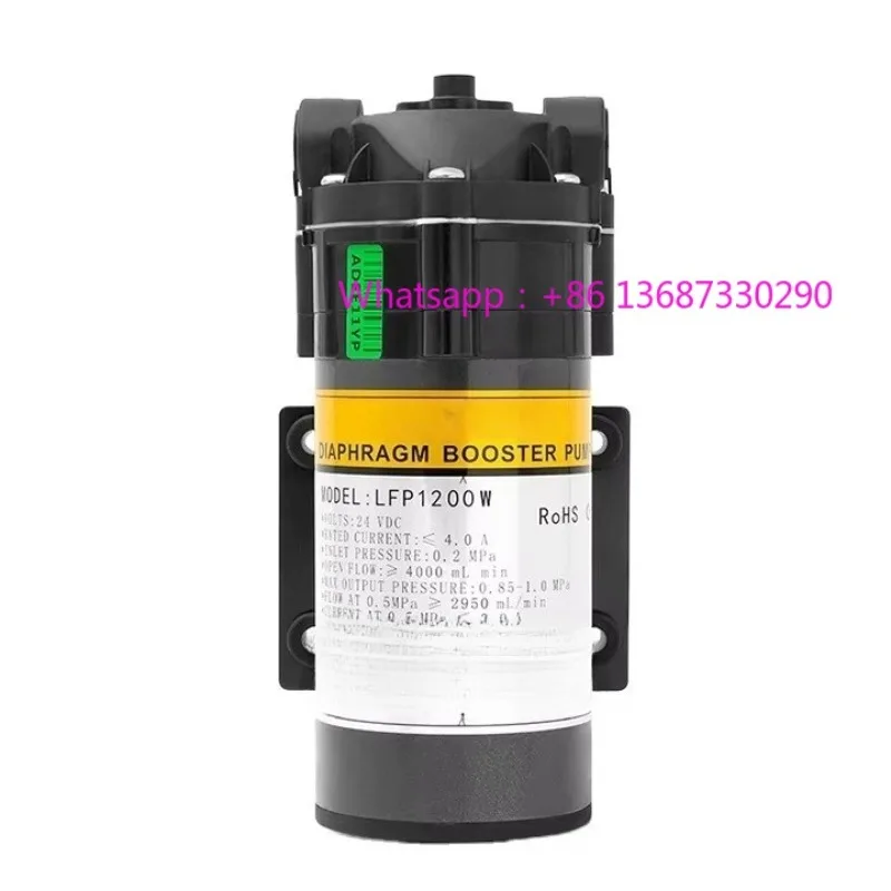 Low noise 200Gpd 24V 1900ml/min Ro booster pump manufacturer Best diaphragm booster pump for water purifiers
Low noise 200Gpd 24V 1900ml/min Ro booster pump manufacturer Best diaphragm booster pump for water purifiers