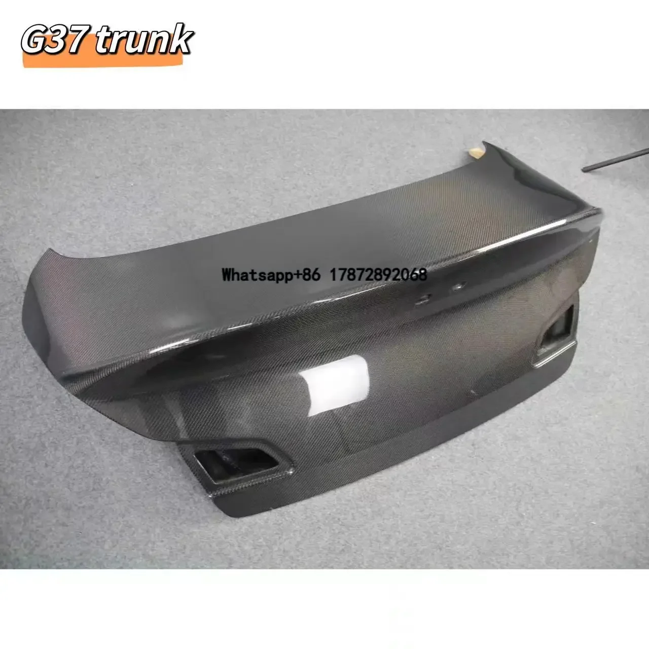G37 Sedan Carbon Trunk Lid for Infiniti G37 2007-2013 Sedan Carbon Fiber Trunk Lid
G37 Sedan Carbon Trunk Lid for Infiniti G37 2007-2013 Sedan Carbon Fiber Trunk Lid