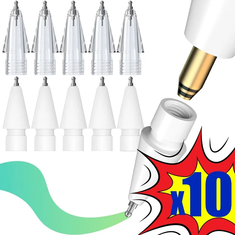 Replacement Pencil Tips for Apple Pencil 1/2 Wear-resistant Touchscreen Pen Tip Protective Cover for Ipencil 1st/2nd Spare Nibs
Replacement Pencil Tips for Apple Pencil 1/2 Wear-resistant Touchscreen Pen Tip Protective Cover for Ipencil 1st/2nd Spare Nibs