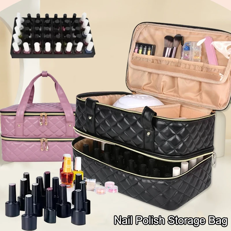 Nail Polish Storage Bag Essential Oil Bag Portable Cosmetic Nail Care Kit Nail Care Tool Storage Box 40 Compartment Storage Bag
Nail Polish Storage Bag Essential Oil Bag Portable Cosmetic Nail Care Kit Nail Care Tool Storage Box 40 Compartment Storage Bag