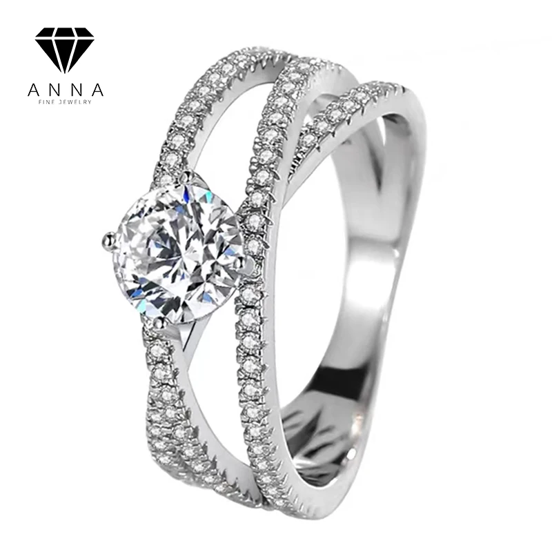 New Luxury 100% 925 Sterling Silver Platinum Plated High Carbon Diamond Ring For Women Proposal Engagement Wedding Anniversary
New Luxury 100% 925 Sterling Silver Platinum Plated High Carbon Diamond Ring For Women Proposal Engagement Wedding Anniversary