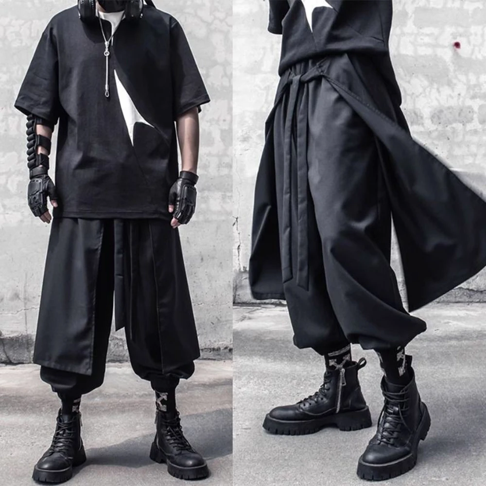 2025 Summer Men's Solid Color Nine-point Skirt Pants American Retro Fashion Trend Casual Loose Breathable Niche Men's Bottoms
2025 Summer Men's Solid Color Nine-point Skirt Pants American Retro Fashion Trend Casual Loose Breathable Niche Men's Bottoms